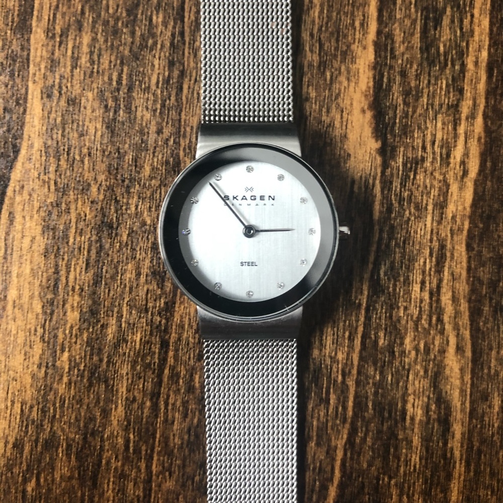 Skagan mesh woman’s watch